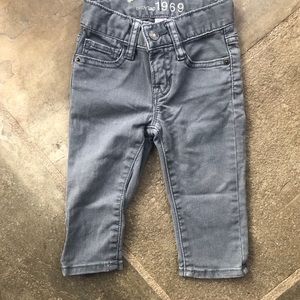 Baby GAP 1969 Grey Jeans 12-18 Straight
